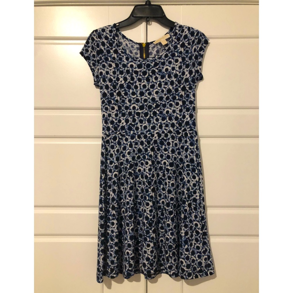 Michael Kors navy blue and white size XS dress